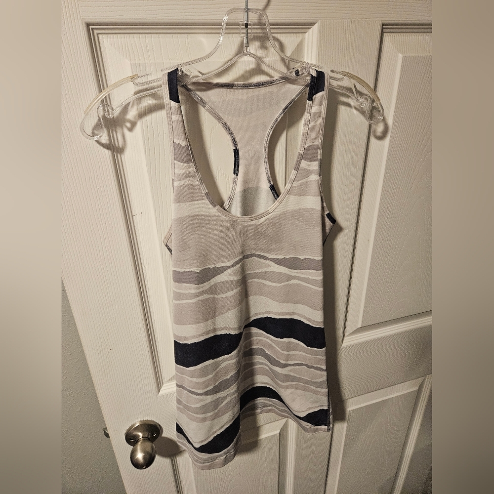 Lululemon Striped Racerback Tank Top